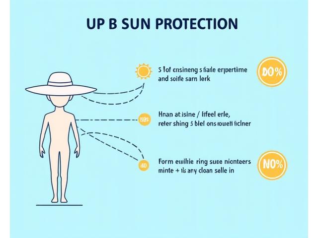 Infographic explaining UPF rating and sun protection coverage